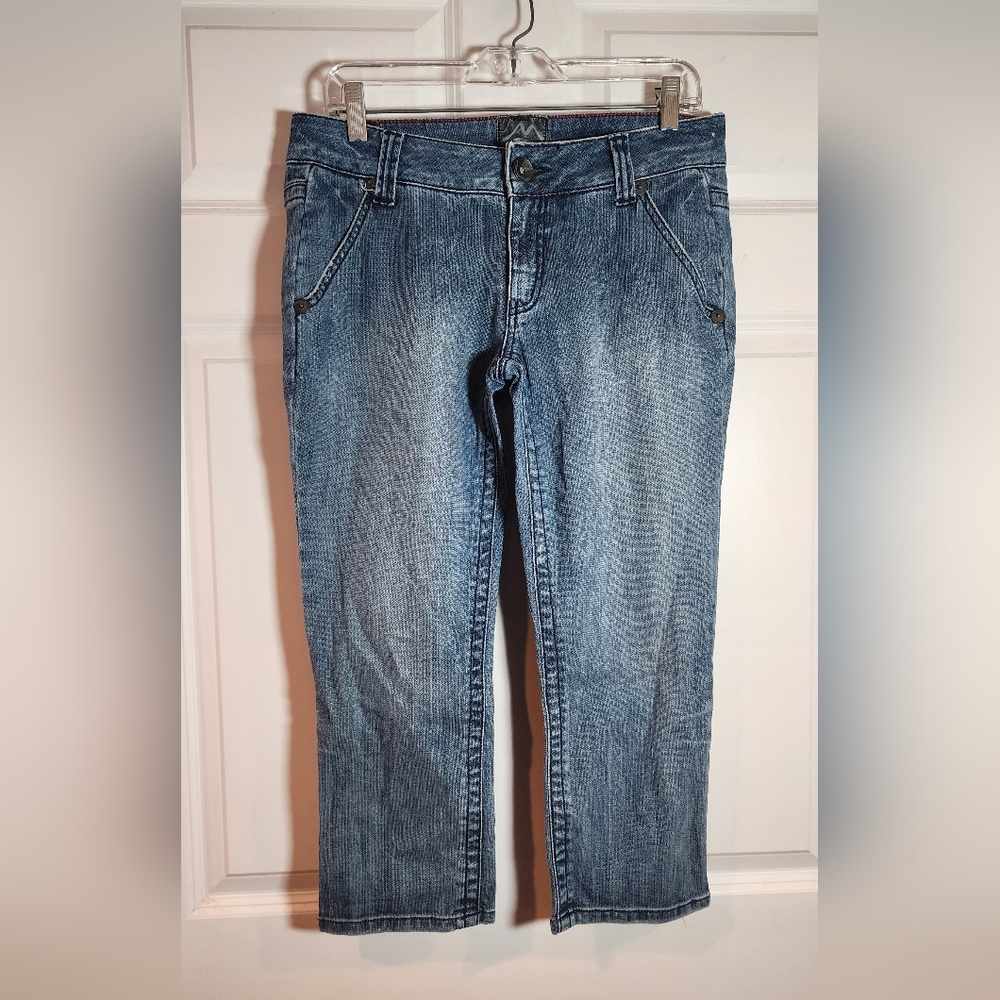 Marlow Cotton Blend "Super Skinny" Blue Jean Capris Size 29